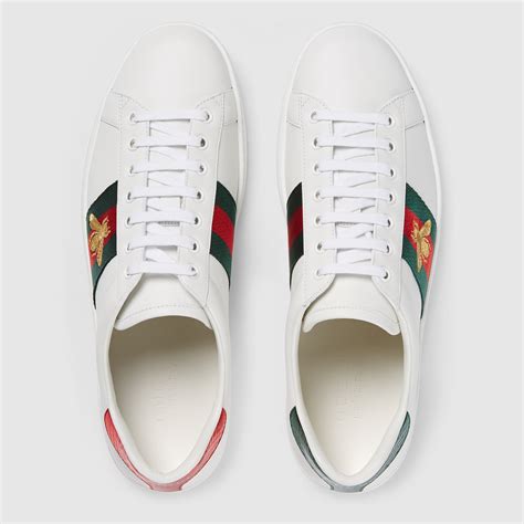 gucci ace men embroidered sneak 7.5|Gucci new ace platform sneakers.